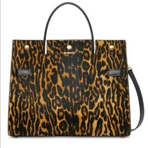 Burberry Leopard Print Title Tote Bag (Limited Edition!)